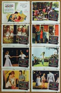 q290 PICNIC 8 movie lobby cards '56 William Holden, Kim Novak, Russell