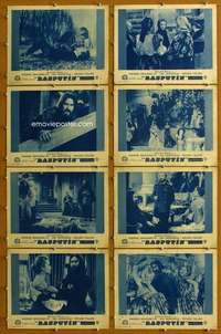 q301 RASPUTIN 8 Spanish/U.S. movie lobby cards '54 Combret, Pierre Brasseur