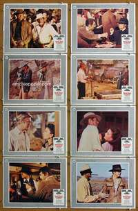 q311 ROUGH NIGHT IN JERICHO 8 movie lobby cards '67 Dean Martin, Peppard