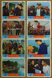 q312 RUSSIANS ARE COMING 8 movie lobby cards '66 Reiner, Jack Davis art!
