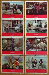q321 SHANE 8 movie lobby cards R66 Alan Ladd, Jean Arthur, Heflin