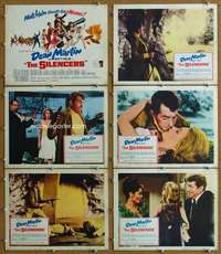 q494 SILENCERS 6 movie lobby cards '66 Dean Martin & the Slaygirls!