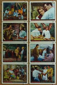 q327 SINS OF RACHEL CADE 8 movie lobby cards '60 Angie Dickinson