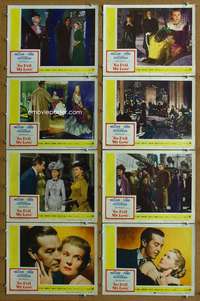 q329 SO EVIL MY LOVE 8 movie lobby cards '48 Ray Milland, Ann Todd
