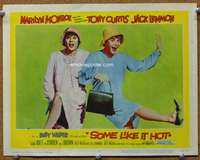 q006 SOME LIKE IT HOT movie lobby card #3 '59 Jack Lemmon,Tony Curtis