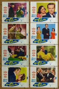 q330 SOMETHING TO LIVE FOR 8 movie lobby cards '52 Joan Fontaine