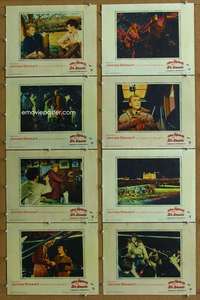 q335 SPIRIT OF ST LOUIS 8 movie lobby cards '57 Jimmy Stewart, Wilder