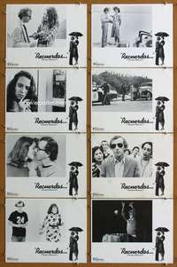 q338 STARDUST MEMORIES 8 Spanish/U.S. movie lobby cards '80 Woody Allen