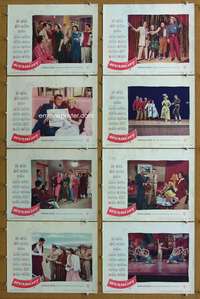 q339 STARLIFT 8 movie lobby cards '51 Gary Cooper, James Cagney