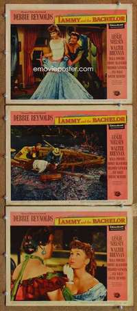 q803 TAMMY & THE BACHELOR 3 movie lobby cards '57 Debbie Reynolds