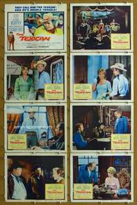 q356 TEXICAN 8 movie lobby cards '66 Audie Murphy, Broderick Crawford