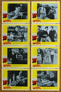 q357 THAT TENNESSEE BEAT 8 movie lobby cards '66 Merle Travis, country!