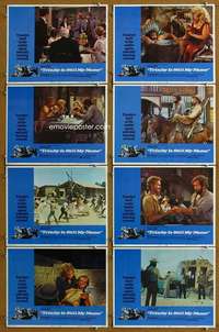 q371 TRINITY IS STILL MY NAME 8 movie lobby cards '72 Terence Hill