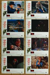 q372 TRUE GRIT 8 movie lobby cards '69 John Wayne, Kim Darby, Duvall