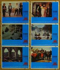q501 WILD BUNCH 6 movie lobby cards '69 Sam Peckinpah, Holden, Borgnine