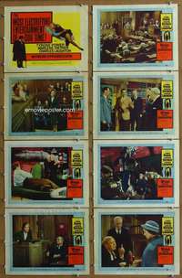 q388 WITNESS FOR THE PROSECUTION 8 movie lobby cards '58 Billy Wilder