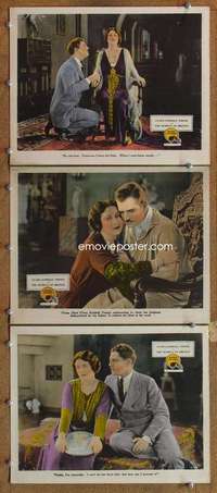 q817 WOMAN OF BRONZE 3 movie lobby cards '23 Clara Kimball Young