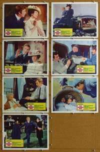 q452 WRONG BOX 7 movie lobby cards '66 Michael Caine, Bryan Forbes