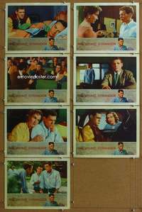 q454 YOUNG STRANGER 7 movie lobby cards '57 Frankenheimer, MacArthur