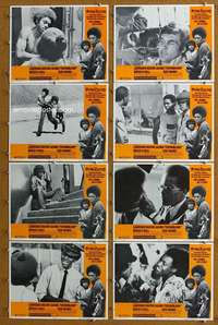 q391 YOUNGBLOOD 8 movie lobby cards '78 AIP blaxploitation!