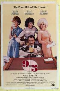 r016 9 TO 5 one-sheet movie poster '80 Dolly Parton, Jane Fonda, Tomlin