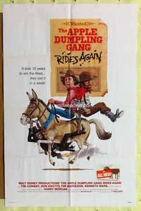 r085 APPLE DUMPLING GANG RIDES AGAIN one-sheet movie poster '79 Don Knotts