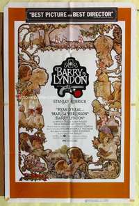 r119 BARRY LYNDON one-sheet movie poster '75 Stanley Kubrick, Ryan O'Neal