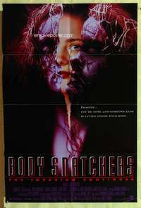 r160 BODY SNATCHERS DS one-sheet movie poster '93 The Invasion Continues!