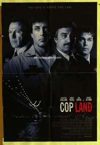r218 COP LAND one-sheet movie poster '97 Sylvester Stallone, De Niro