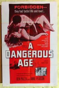 r227 DANGEROUS AGE one-sheet movie poster '59 super sexy Annie Pearson!
