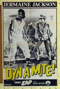 r260 DYNAMITE music one-sheet movie poster '84 Jermaine Jackson