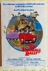 r350 GUMBALL RALLY int'l one-sheet movie poster '76 car racing, Sarrazin