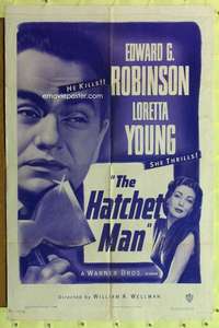 r365 HATCHET MAN one-sheet movie poster R49 Edward G. Robinson, Young