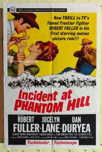 r429 INCIDENT AT PHANTOM HILL one-sheet movie poster '65 Robert Fuller
