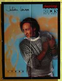 r458 JULIAN LENNON CHESS KING ROCKS music one-sheet movie poster '87