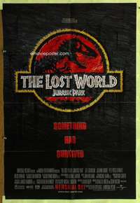 r461 JURASSIC PARK 2 DS advance one-sheet movie poster '96 The Lost World!