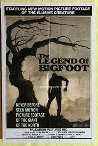 r480 LEGEND OF BIGFOOT one-sheet movie poster '76 cool documentary!