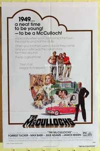 r522 McCULLOCHS one-sheet movie poster '75 AIP, Forrest Tucker, Max Baer