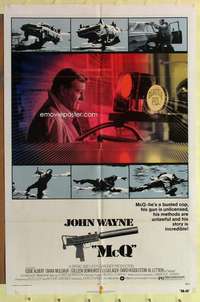 r527 McQ one-sheet movie poster '74 John Sturges, John Wayne, Albert