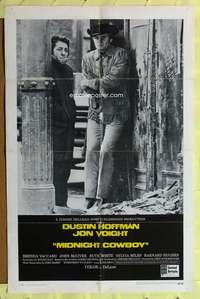 r538 MIDNIGHT COWBOY int'l one-sheet movie poster '69 Dustin Hoffman, Voight