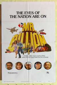 r567 MR BILLION teaser one-sheet movie poster '77 Terence Hill, Tanenbaum art