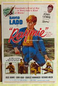 r731 RAYMIE one-sheet movie poster '60 David Ladd, Julie Adams, John Agar