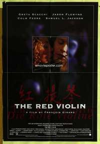 r734 RED VIOLIN one-sheet movie poster '98 Greta Scacchi, Jason Flemyng