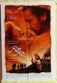 r777 ROB ROY DS one-sheet movie poster '95 Liam Neeson, Jessica Lange