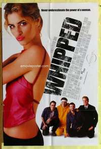 r913 WHIPPED DS one-sheet movie poster '00 Amanda Peet, sex triangle!