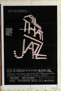 s024 ALL THAT JAZZ one-sheet movie poster '79 Roy Scheider, Bob Fosse