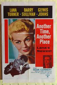 s037 ANOTHER TIME ANOTHER PLACE one-sheet movie poster '58 Connery, Turner