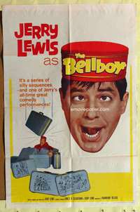 s047 BELLBOY one-sheet movie poster '60 Jerry Lewis hotel slapstick!