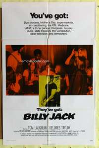 s065 BILLY JACK one-sheet movie poster '71 Tom Laughlin, Delores Taylor