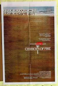s183 CHARIOTS OF FIRE one-sheet movie poster '81 Olympic running!